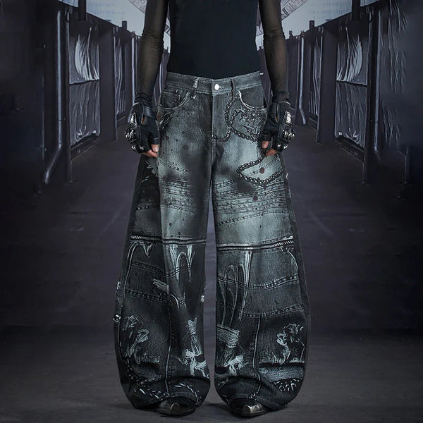 Metro High Quality Personalized 3D Printed Denim