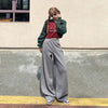 Y2K Wide Leg Jogger, önden görünüm — Navra Wear