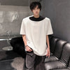 Versatile Chic Color Contrast Short Sleeve T-Shirt