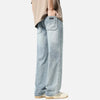 2000s Modern Easy Cut Elastic Waist Denim