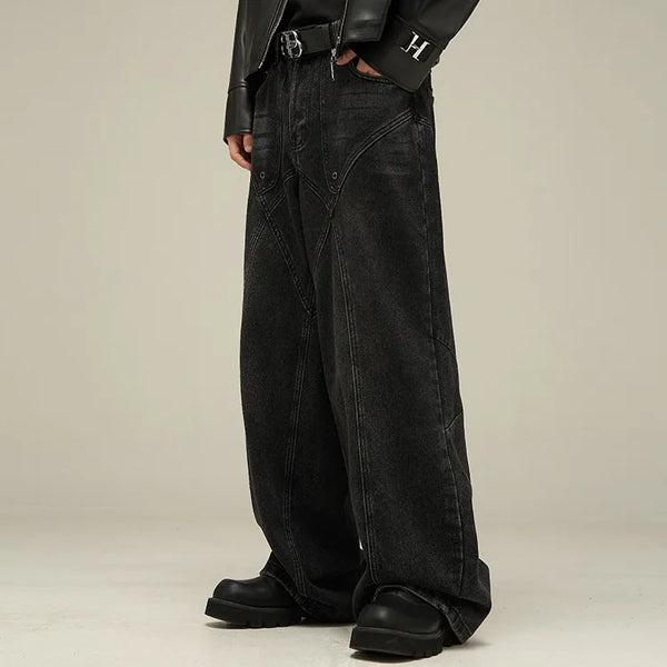 Bell Leg Heritage Rinse Relaxed Denim alternatif görünüm