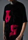 Edgy Chilled Spliced Fur T-Shirt