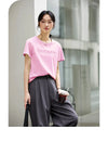 Thread-Work Warm-Season Cotton Blend Women T-Shirt