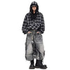 Men Classic Cut Burr Mosaic Relaxed Denim