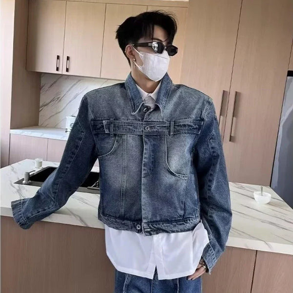Versatile Seoul Washed Denim Jacket alternatif görünüm