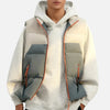 Trendy Spliced Color Sweatshirt With Vest