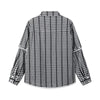Chic Plaid Long Sleeve Polished Top