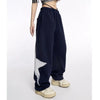 Kadın Wide Leg Jogger, model üzerinde — Navra Wear