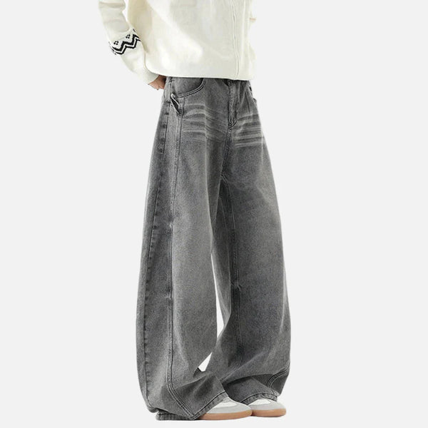 Heritage Western Style Urban Beat Denim Bell Leg Denim alternatif görünüm