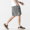 Stone Fade High-Rise Relaxed Shorts