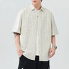 Versatile Stripe Casual Street Short Top