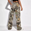 Button Fly Dirty Cargo Baggy