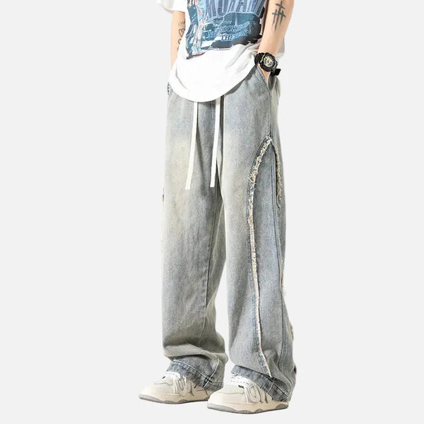 Long-Lasting Faded High-Rise Relaxed Denim alternatif görünüm