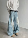 Yıkanmış Baggy Jean Pantolon, kombin görünüm — Navra Wear