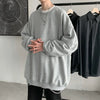 Sade Oversize Uzun Kollu Tişört, arka görünüm — Navra Wear