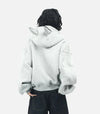 Stud Ear Dark Patchwork Hood