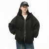 Casual Oversized Zip-Up Sweatshirt