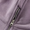 Fermuarlı Polar Sweatshirt, yakın çekim — Navra Wear