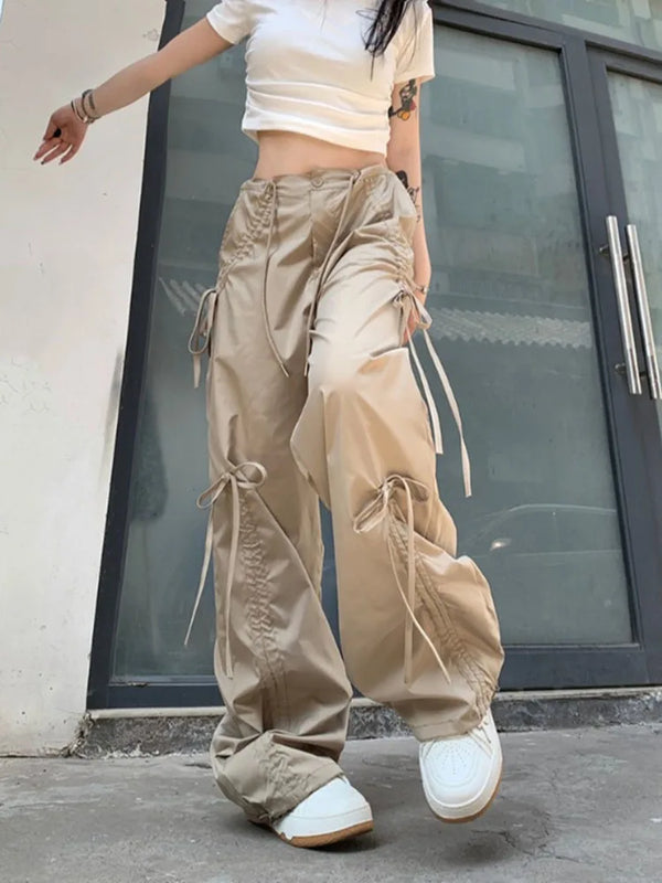 Soft Relaxed Women Street Pants alternatif görünüm