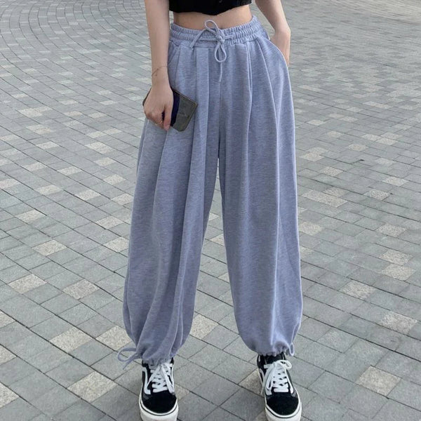 Kadın Wide Leg Western Baskılı Jogger alternatif görünüm