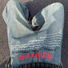 Classic Seoul Letter Printed Bell Leg Denim