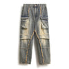 Modern Faded Easy-Cut Utility Denim