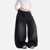 Y2K Bol Kesim Leopar Desenli Jogger, detay görünüm — Navra Wear