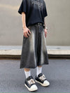 2000s Rivets Rinse Lightning Denim Shorts