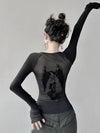 Circa-2000 Sleek Extended-Arm Fitted T-Shirt