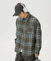 Everyday Plaid Easy Long Sleeve Top