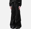 Micro Flare Pleat Casual Trousers