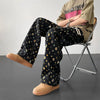 Vintage Plaid Cotton Trousers