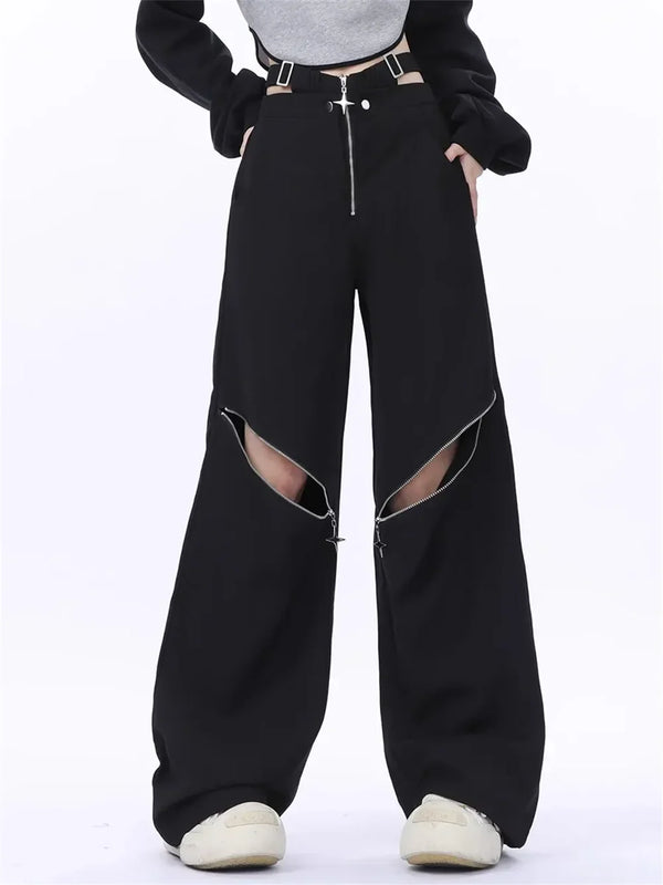 Y2K Throwback Oversized Trousers
