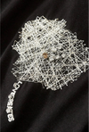 Black Cotton Bright-Days Short Sleeve T-Shirt