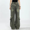 Urban Mosaic Bell-Leg Denim