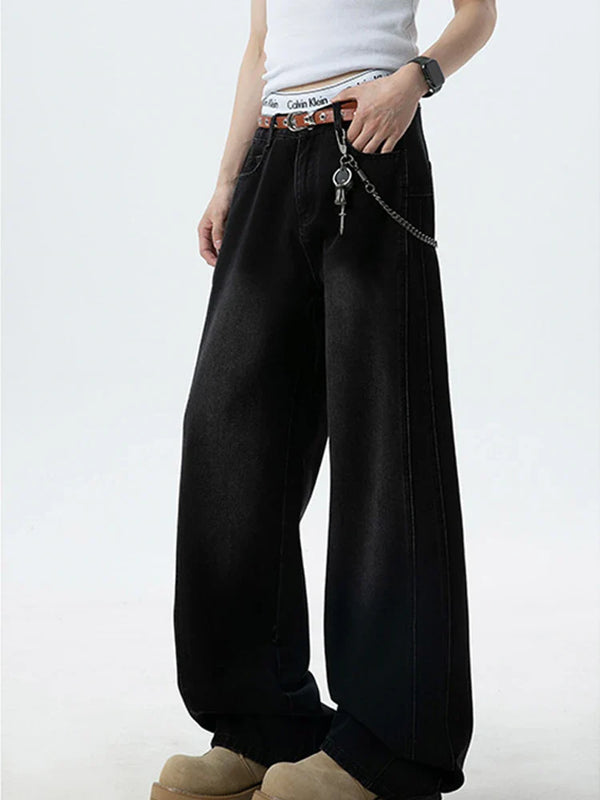 Heritage Rinse Blue Relaxed Hip Denim alternatif görünüm
