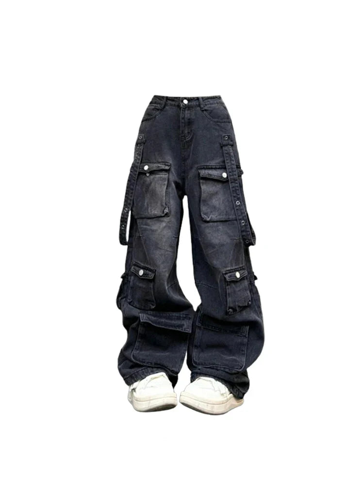 Relaxed Heritage 2000s High-Rise Utility Trousers