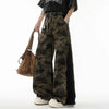 Western Style Zipper Split Woodland Bell-Leg Denim