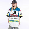 Chic Mosaic Mesh Jersey Hip Sport T-Shirt