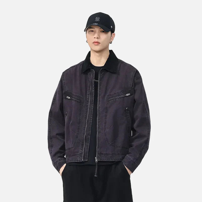 2000s Cityboy Washed Denim Jacket