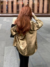 Gilded Tone Classic Long Sleeve Blouse