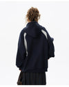 Y2K Sade Oversize Sweatshirt, kombin görünüm — Navra Wear