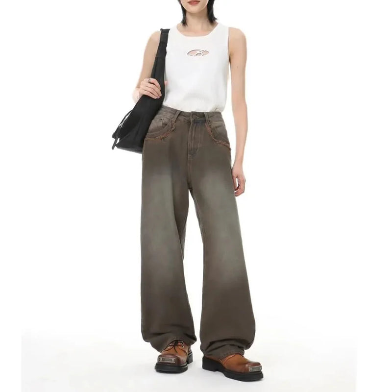 Metro Rinse Classic Relaxed Trousers Spring Denim