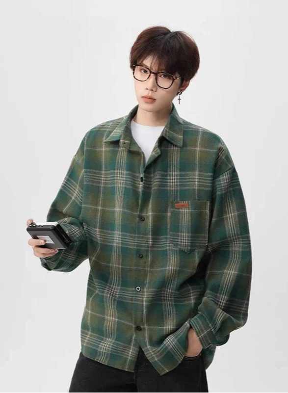 All-American Blue Vintage Plaid Shirt