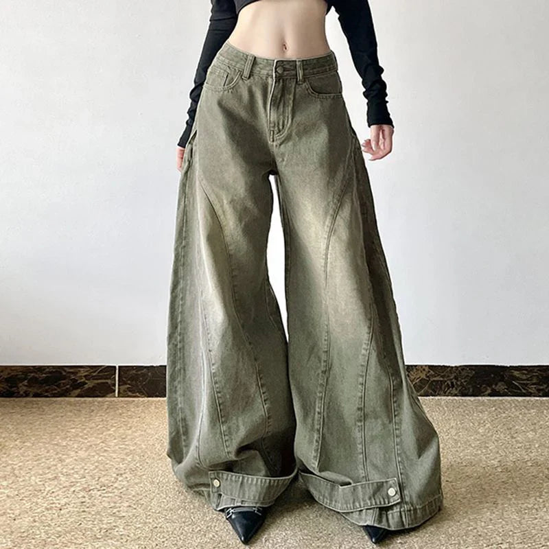 Women Sleek Heritage High-Rise Bell Leg Denim