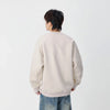 Nakışlı Bisiklet Yaka Sweatshirt, önden görünüm — Navra Wear