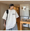 Street-Culture Aged Wide-Body Print Imprinted Bright-Days T-Shirt