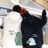 Dino Print Couple Sweatshirt