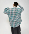 Wide Stripe Premium Button Casual Top
