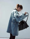 Classic Relaxed Eastern Spliced Denim Jacket